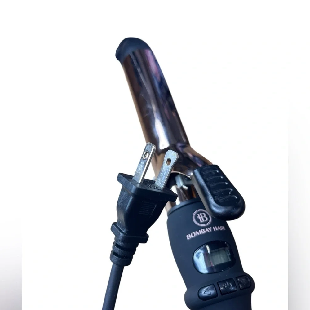 Bombay Hair 1.25” Titanium Curling Iron Rose Gold Dual Voltage 32mm